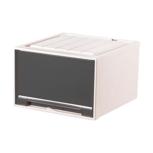 Sanqihu Wardrobe Storage Box Drawer Clothing Storage Box Household Clothing Storage Box Plastic Transparent Underwear Storage Box C3523 Deep 45 Width 35 Height 23CM One-pack brown quality/