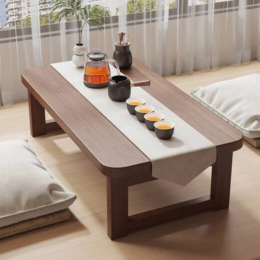 Baie de Yonghuan Small Table Pliage Table Kang Table Tatami Tatami Petite table basse Étude Basse Baie de baie vitrée Couleur - Table Kang pliant 12048