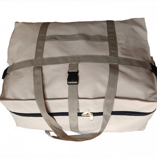 Sailotou thickened waterproof Oxford cloth checked bag large capacity travel bag foldable large luggage bag moving bag large size 70*50*34 black