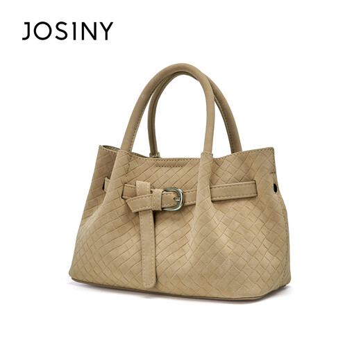 ZhuoSini Boston Bag Casual Braided Temperature Tote Bag European and American Style Crossbody Bag Qixi Fashionable and Versatile Light Purple