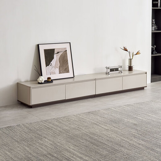 Lin's Home kleine Wohnung TV-Schrank vom Boden bis zur Decke Wohnzimmer 2025 neue Couchtischkombination RD4M