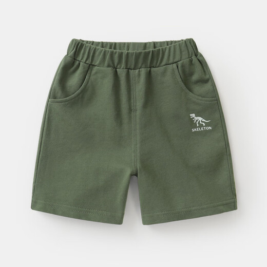 Uniqkuku [same style in the mall] Boys summer sports shorts new style children's small children's mid-sized pants baby suit summer U15781 dark blue 120 cm