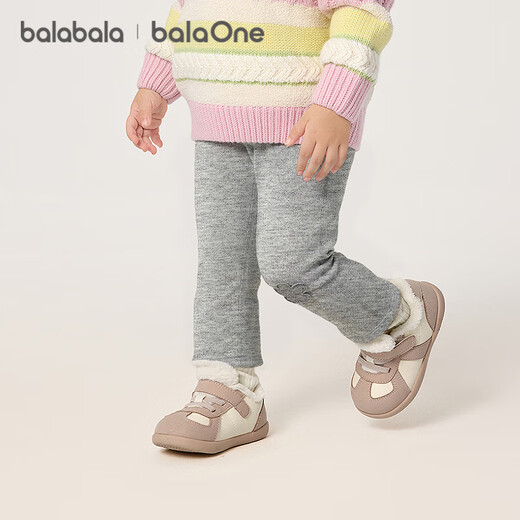 Bala Bala One baby leggings plus velvet warm trousers winter girls and boys trousers 2025209425108201