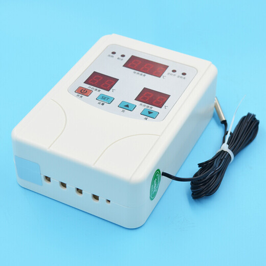 悦常盛温度控制器 全自动  大功率5000瓦数显温控器 智能电子控温开关 9 9905A带遥控+防水探头
