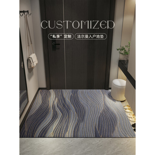 
Small electric bag XELECPOCKET floor mat entry door mat 2025 new light luxury high-end entrance door foot mat anti-slip and dirt-resistant free-washing entrance carpet Liuying-15272 60cm*90cm Upgraded 9th generation dirt-resistant Falman