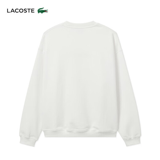 Lacoste Crocodile français Vêtements pour hommes en vrac coton rond Pullover Sports Sweater Sh3878 70V / Beige White M 4