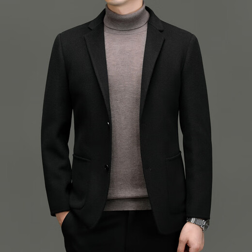 SEVEN 7 Seven brand double-sided woolen coat men's wool woolen coat cashmere suit autumn and winter men's down lining single suit 2366 gray (down lining) M 170/48