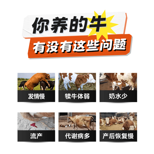 YINGMEIER cattle feed, special feed for breeding cows, cow mother premix, fattening and growth promotion Zhengda additive 20kg 4% breeding cattle premix, special for breeding cows