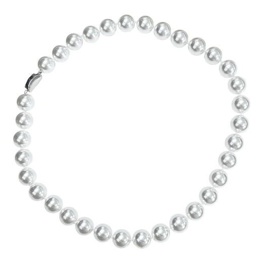 Ni Ni's same classic white Australian white pearl necklace high-end light luxury sweater 12mm pearls/about 50cm