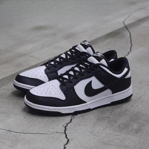 Nike Nike Dunk Low Black and White Panda Men and Women Low Top Casual Board Chaussures DD- Véritable Panda noir et blanc Femmes DD1503-101 35.5