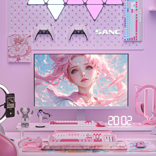 SANC盛色27英寸2K210Hz电竞显示器FastIPS硬件低蓝光IGZO氧化物技术 450nit高亮白色海景房屏幕S82