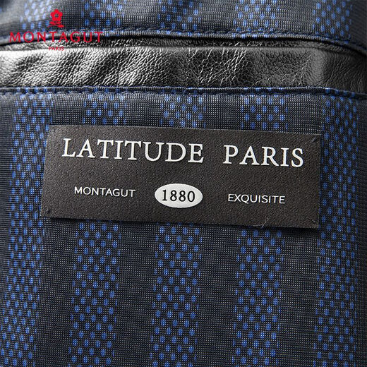 梦特娇（MONTAGUT）【优选皮革&防风保暖】梦特娇专款秋冬立领皮衣男外套364365003SX 中灰 4XL 58 195/108A