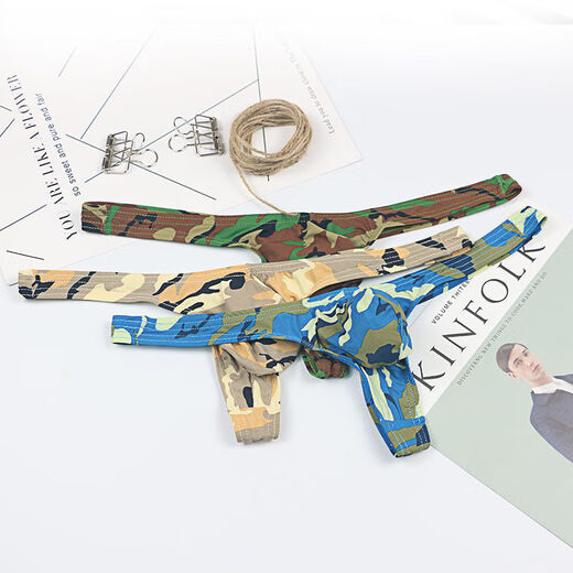 Men's Men's Men's Underwear Breathable Sexy Thong Men's Temptation Trendy Personalized Men's Underwear Red S