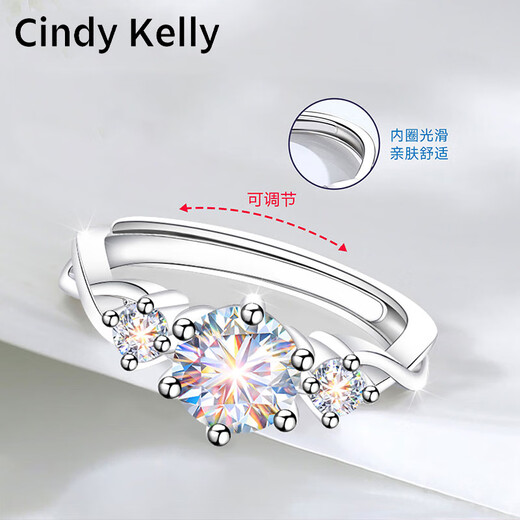 Cindy Kelly's exquisite light luxury women's ring is adjustable, high-end, practical and heart-friendly. Give your wife a wedding anniversary birthday gift for girls. Luxury women's ring. Practical and high-end gift for your wife and girlfriend.