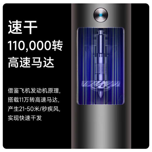 High-speed hair dryer Dyson 1 1 replacement household hair dryer 1600W hair salon high wind power hair dryer fast drying low noise does not hurt hair Macaron color