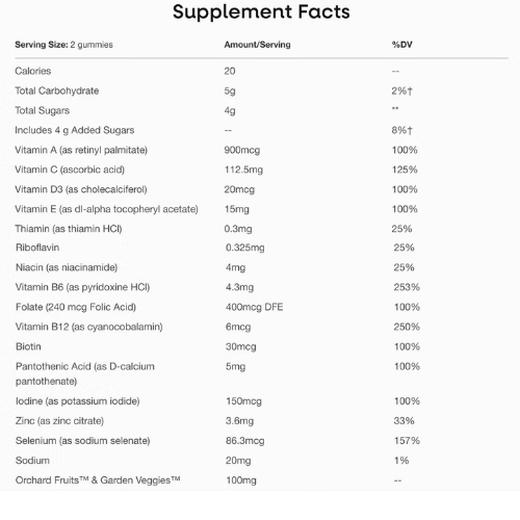 Nature's WayAlive Men's Comprehensive Vitamin Gummy 150 Capsules #14066