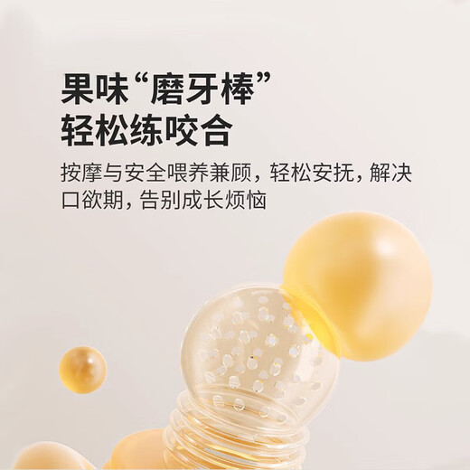 Ozan Accosu Baby Bite Fruit Fruit Food Supplement Artifact Silicone Fruit and Vegetable Eat Fruit Baby Juice Teething Gel L 1 Pack Bear Bite Bliss
