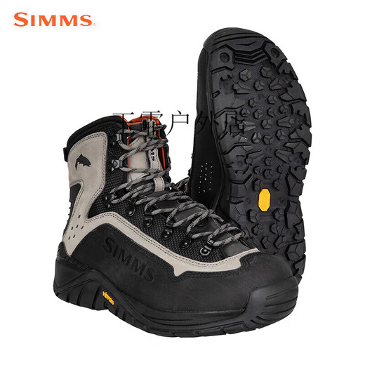 SIMMS wading shoes G3 Guide fishing shoes wading boots rubber sole anti-slip fly lure outdoor shoes for men black gray