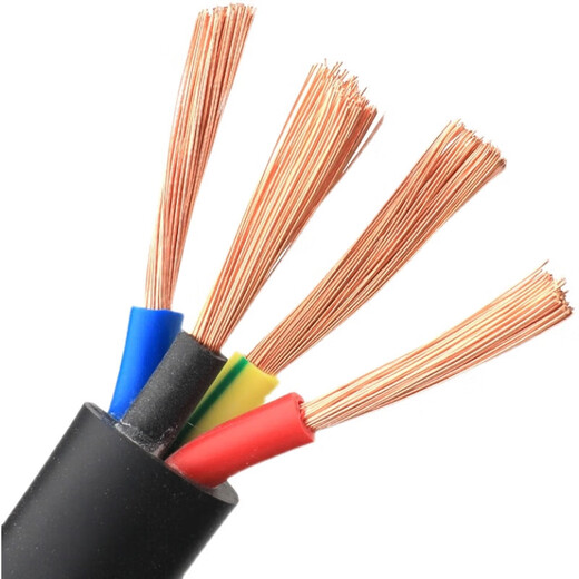 Câble à gaine souple VVR/RVV, norme nationale, 2/3/4 noyaux 0.3/0.5/0.75/1/1.5/2.5/4/6 carré extérieur ZR-RVV-3 * 2.5 carré 1 mètre