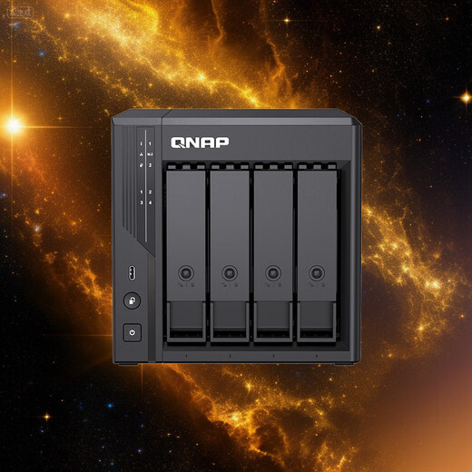 威联通（QNAP）Qu405企业级家庭存储 N355 16G内存 48T容量四盘位网络存储NAS私有云 AI相册手机备份 网盘服务器