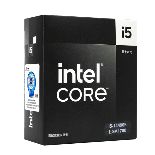 英特尔（Intel）酷睿12/13/14代CPU处理器i3 i5 i7 i9全系列14600kf全新盒装 i5-14490F【盒装 联保三年】 LGA1700针脚