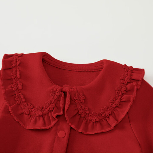 Fanlie VOONLIE baby clothes, autumn clothes, newborn baby girl jumpsuit, princess full moon, 100-day-old dress, romper, spring and autumn