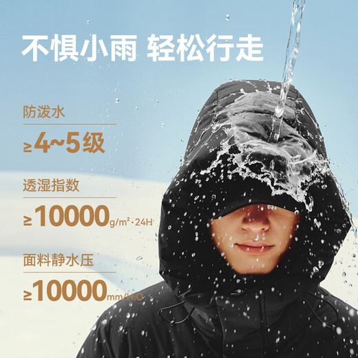 Jing Tokyo Made Down Jacket Men's 25 Autumn and Winter New 90 Duck Down Clothes Long Loose Hooded Warm Jacket Black L