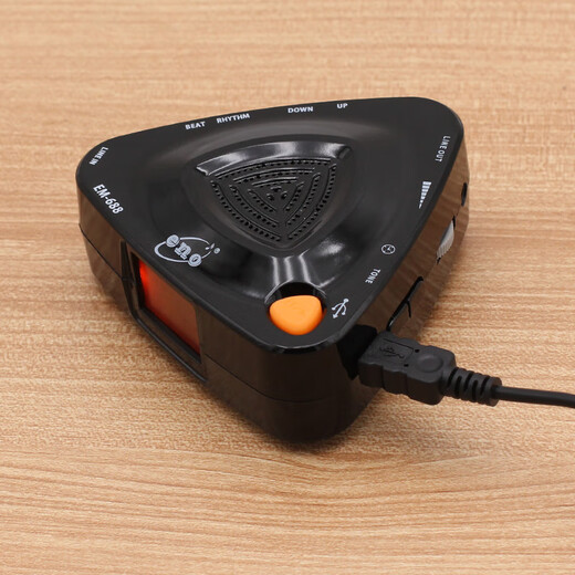 Qingge Carging Electronic Metronome Piano Instrumento Vocal Rhythmware Guitar Violin Drum Meter EM-688-Human Voice Metronome-Blue