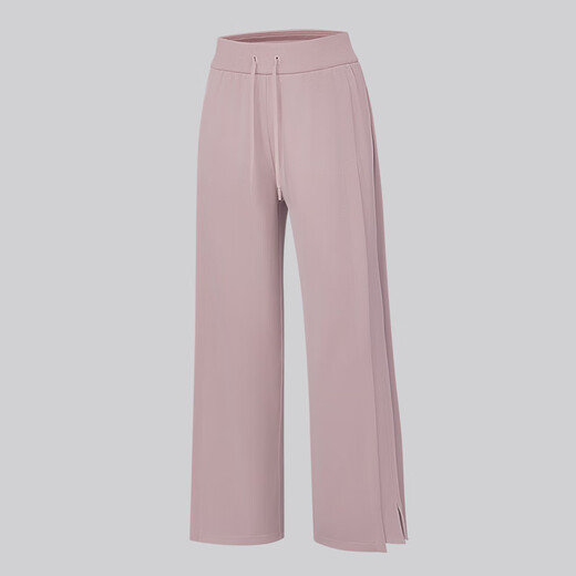 
lululemon丨Contrast-Ribbed Softstream Women's Ribbed Spliced ​​Wide Leg Pants LW5HUXA Smoke Powder M