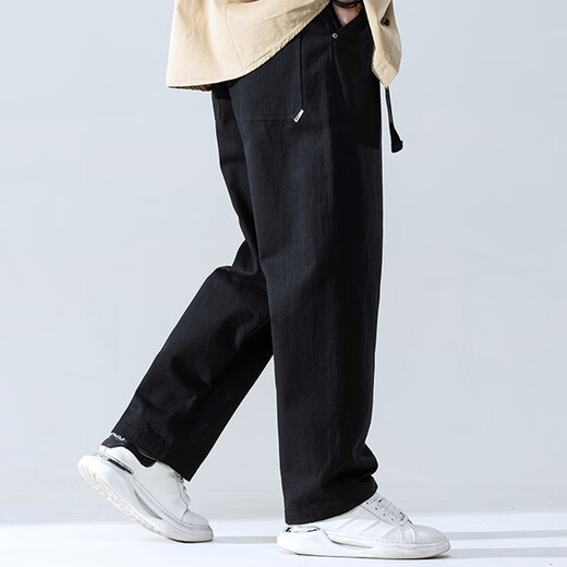 Sundance [Cotton] Sundance Men's Loose Bands Belt Casual Pantal