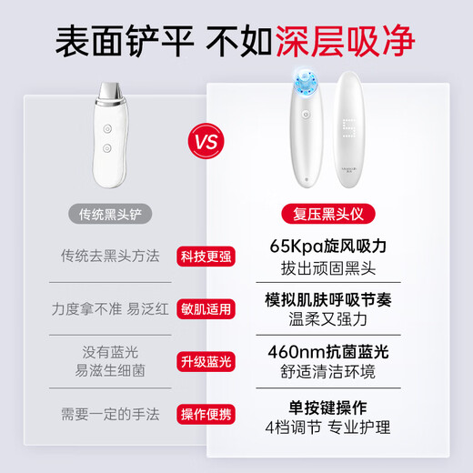 MESMOOTH blackhead absorbing beauty instrument pore cleaning artifact vacuum negative pressure skin care Christmas gift