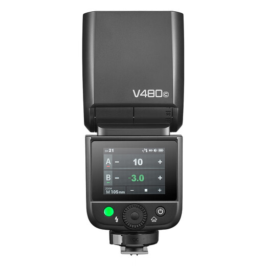 Godox V480 touch screen flash SLR camera professional on-camera flash photography hot shoe light high-speed synchronization TTL portable outdoor flash new V480 on-camera flash official standard Canon version-C