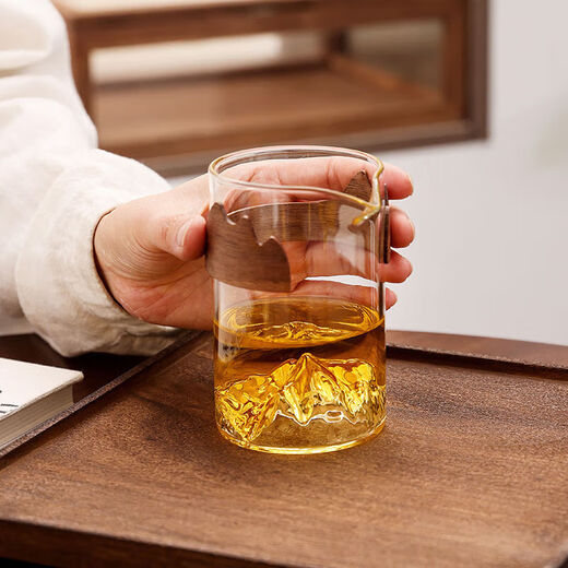 Mengting glass Yuanshan fair cup with high borosilicate home office tea dispenser Kungfu tea set tea sea