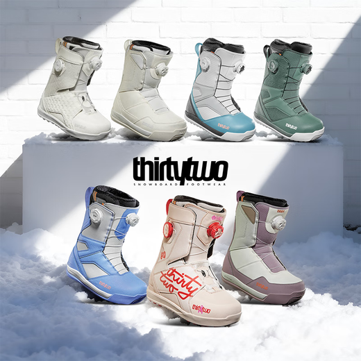 THIRTYTWO2526 New 32 Women's Snowboard Shoes Lightweight BOA Ski Boots SHIFTY Single BOA White 40