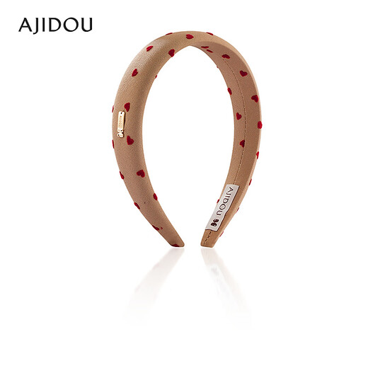 AJIDOU Ajidou hair accessories women's love polka dot fashion headband fabric high skull headband daily versatile light blue 1 piece