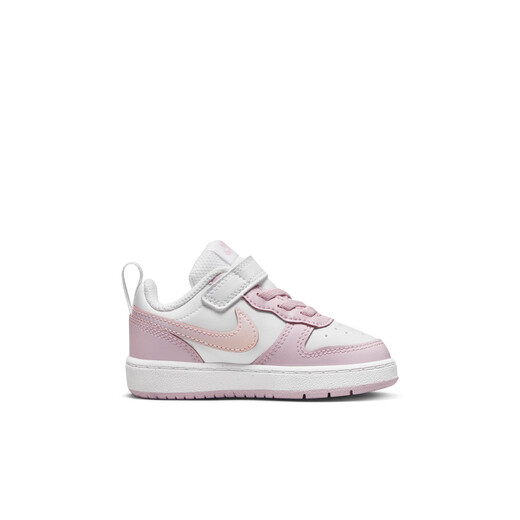 Nike Cool Ananas Bébé Baskets Plates Velcro Hiver Nouveau Style Garçons et Filles NIKE COURT DQ0493 100 Blanc/Foam Powder 27