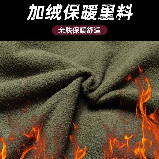 JEEP SPIRIT Jeep Functional Winter Jacket Men's Tactical Military Hunting Clothing Jacket Cycling Windproof Warm Work Jacket Black Suit L 170 (120-135Jin Jin equals 0.5kg)