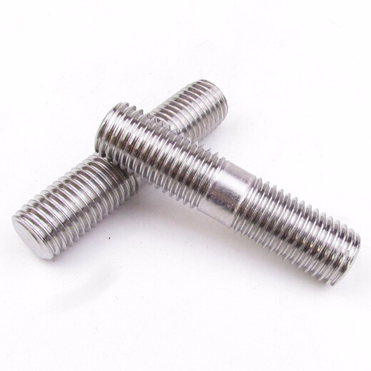 Jishuo SUS304 stainless steel stud bolt GB901 stud knock bolt 304 stud screw M8 M24 M20*100