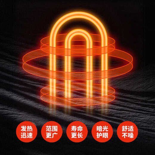 A key dawn birdcage heater small sun oven household under table heater foot warmer energy-saving fast heating 900W enhanced version of the infinite model (high temperature, good effect)