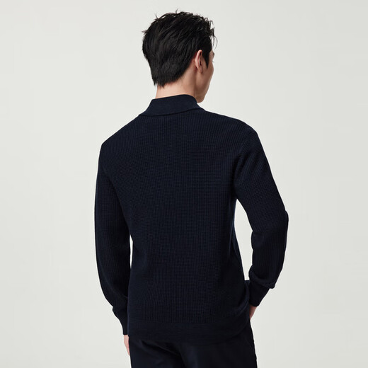 九牧王男士羊毛衫男【羊毛半高拉链领可机洗毛衫】25秋冬季亲肤毛衫男