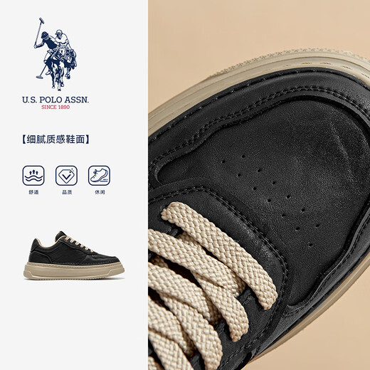 U.S. POLO ASSN. Paul men's shoes autumn new urban street retro sneakers leather comfortable casual shoes business commuting shoes for men