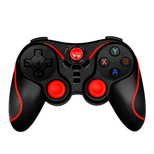 WELCOM Wireless Bluetooth King of Glory Game Controller Vibration Android Phone PC Computer TV Mobile Game Sekiro Brawl Cross Fire Gu Jian Qi Tan Speed ​​Official Black and Red Standard Edition + Wireless Receiver (Computer/TV Use)