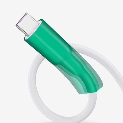 Kunsui Data de teléfono móvil Caso de protección del cable Tubo de retiro del calor Adecuado para tipo C Caso de protección de la cabeza del cable Android Teléfono móvil Reparación del cargador [blanco 8 cm] Caso de protección del tubo de retiro del calor 6 paquetes