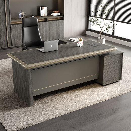 Semphia boss desk desk simple modern leadership president desk chairman desk and chair set office light luxury boss desk