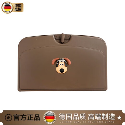 Chuangjingxin elige una mesa de mesa de automóvil pequeña de calidad alemana asiento trasero del asiento trasero del asiento trasero del asiento trasero de almacenamiento para el asiento de automóvil para el asiento de automóvil silla piloto de la mesa del perro marrón marrón
