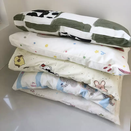 Yusenyi bedding customized 100% cotton pillowcase children's baby newborn baby pillow cartoon children's pillowcase 55x3 bed sheet starry sky 120 230cm (suitable for 0.9m bed) 24cmx40cm 24cmx40cm