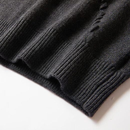 Xiangying Gray Lapel Sweater Women's 2025 Winter New Relaxed Pullover Loose Wool Sweater Top Dark Gray L 165/88A/110-125Jin Jin is equal to 0.5 kg