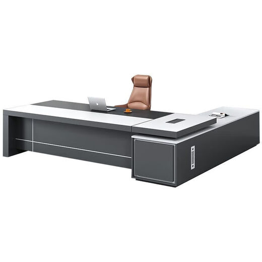 Boss table simple modern boss office desk and chair combination president executive desk manager office furniture desk 1.6 meters boss table with side cabinets