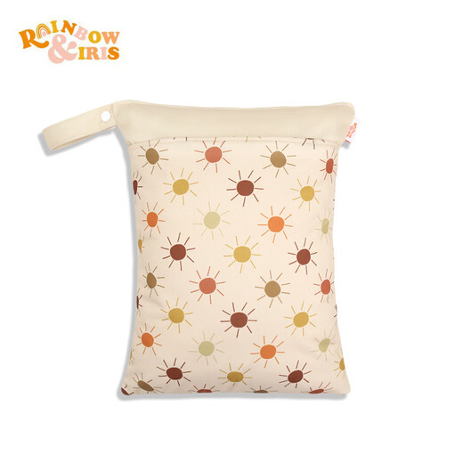 Alice Nordic Print Storage Hanging Bag Baby Diaper Bag Wetbag Dry and Wet Separation Double Layer Waterproof Bag GF22 30*40CM