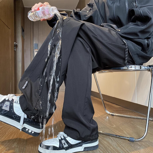 American outdoor water-repellent assault pants for men and women in autumn and winter, loose hiking pants for couples, work wear, casual long pants for men, factory direct sale, clearance, leakage K75 plus velvet black 3XL recommended weight 145-155 Jin Jin equals 0.5 kg can be worn